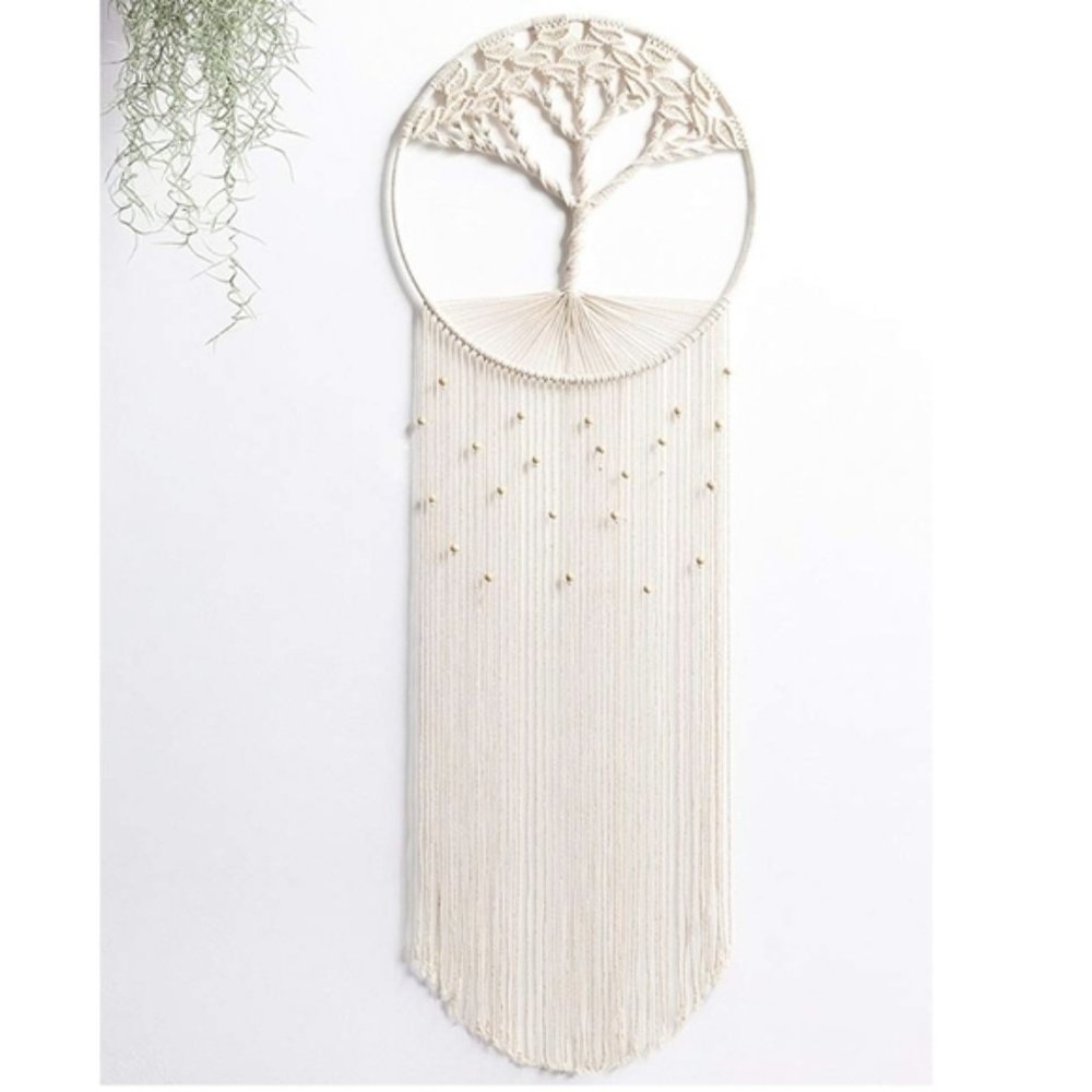 Macrame Tree of Life Wall Art Hanging Dream Catche